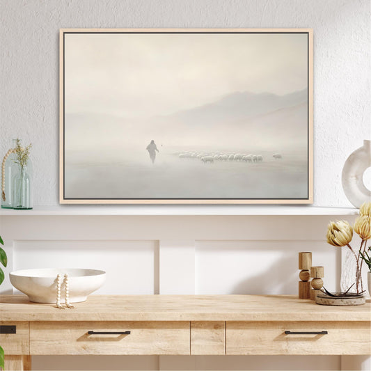 "The Good Shepherd" Minimalist Wall Art |10