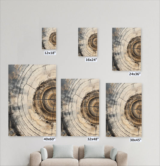 a living room with a couch and a wall hanging on it