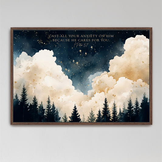 Cast All Your Anxiety Art