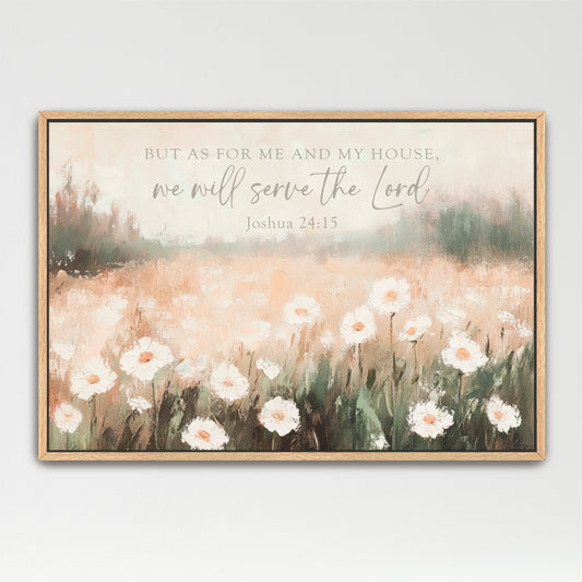 But As for Me and My House Wildflowers Art