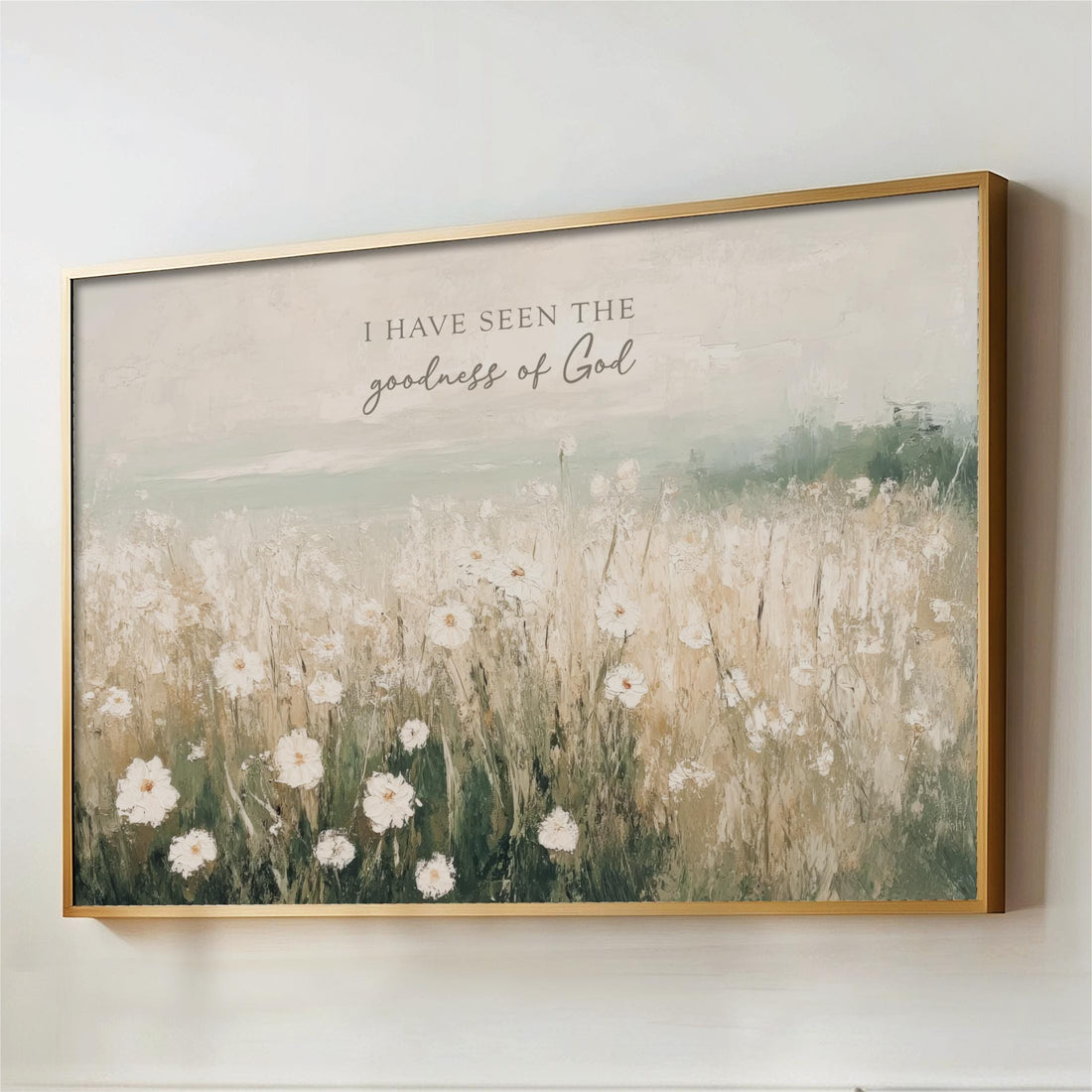Christian Wall Art Ideas, Scripture Art I have seen the Goodness of God