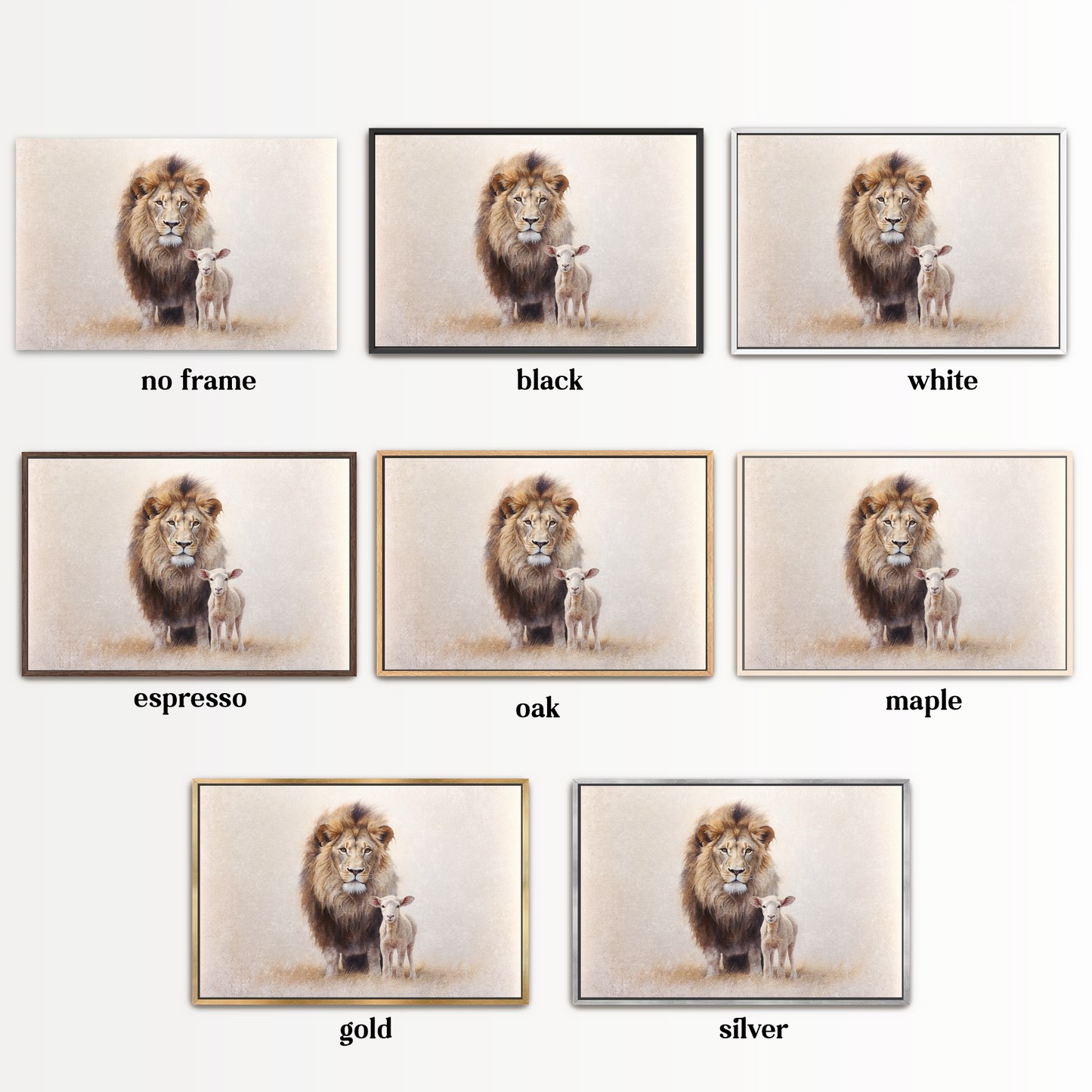 Lion and Lamb Art