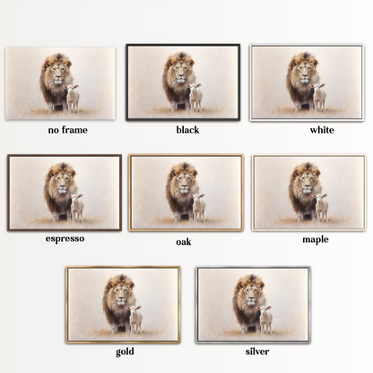 Lion and Lamb Art