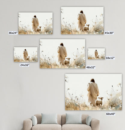 "He Found Me" Jesus Lost Sheep Art