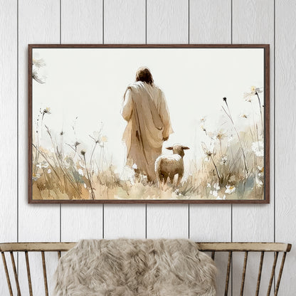 "He Found Me" Jesus Lost Sheep Art