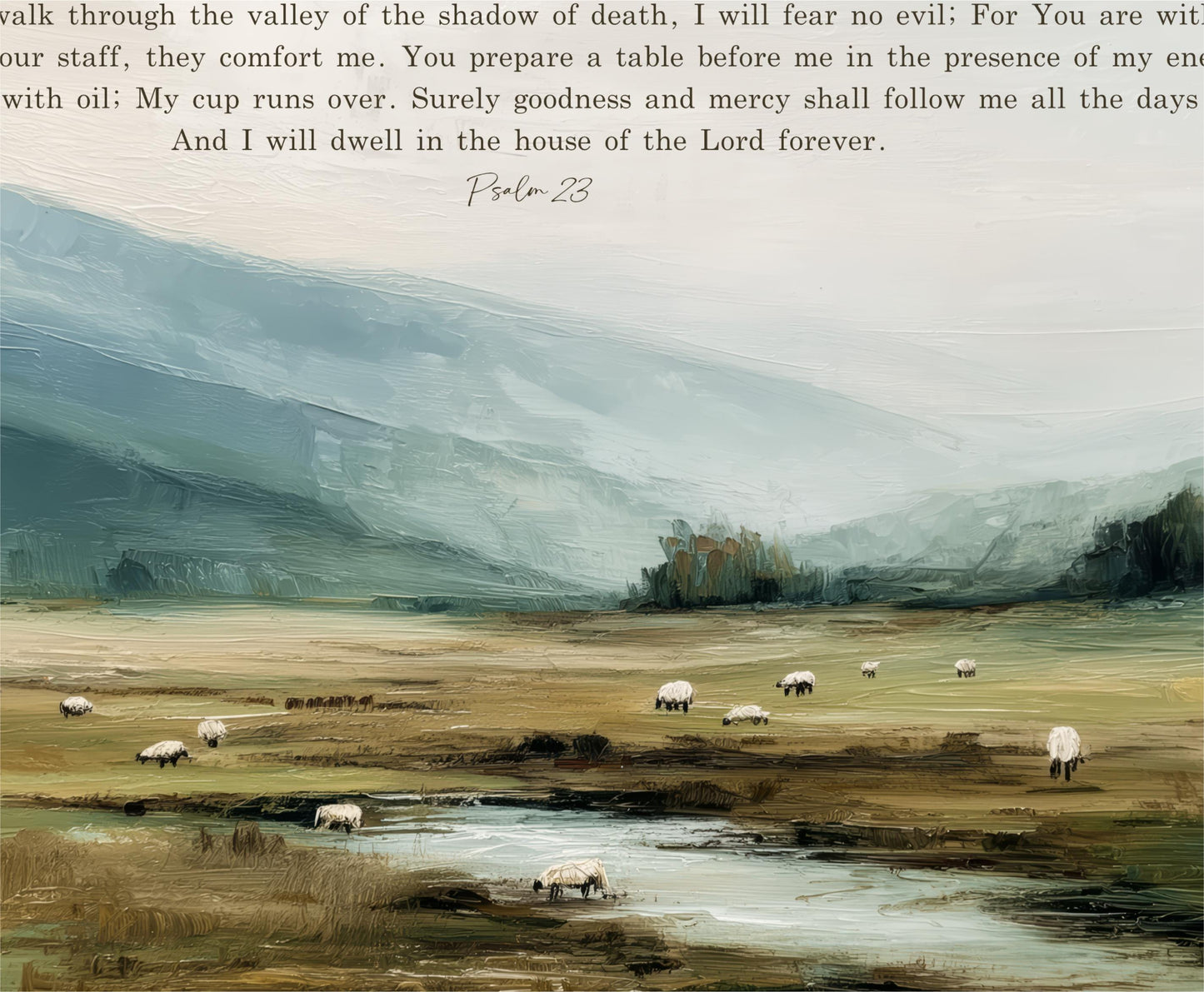 The Lord is my Shepherd Art