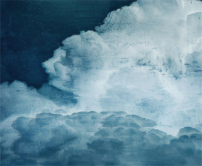 Blue Clouds Over the Sea Art