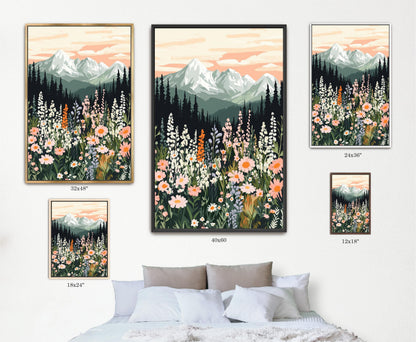 Yosemite in Spring Illustration Art