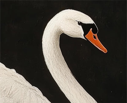 "Swan Lake"  Vintage Black and White Art