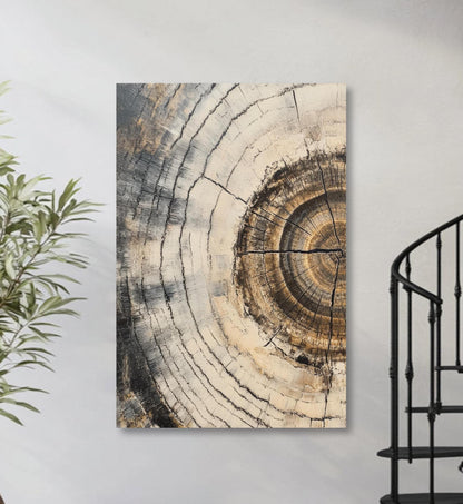 a picture of a tree that is cut in half