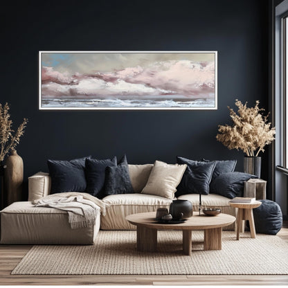 Storm at Sea Panoramic Ocean Art