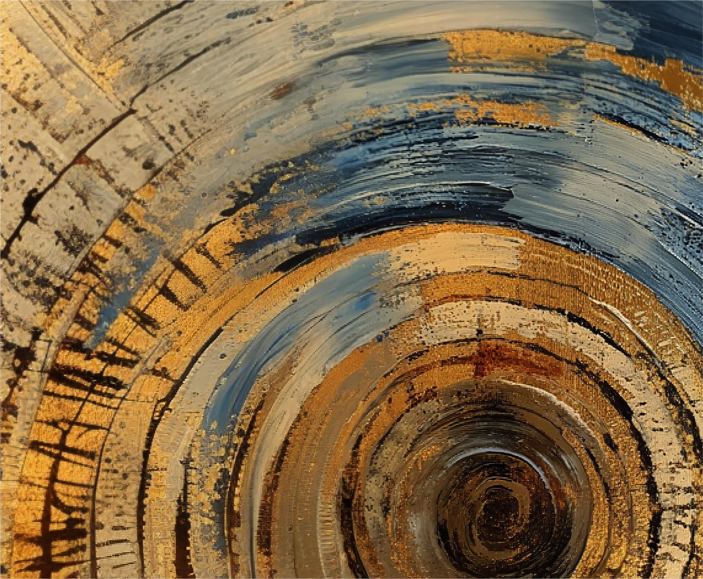 a close up of a circular object made of wood