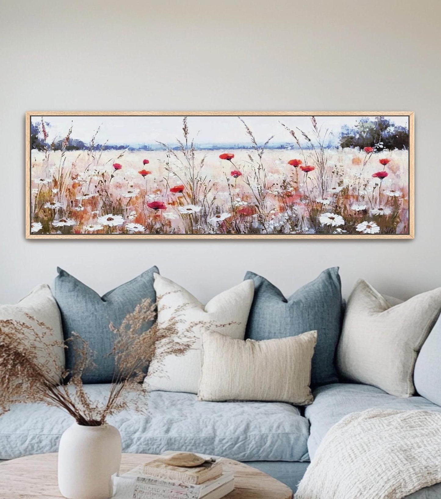 wildflower field landscape art