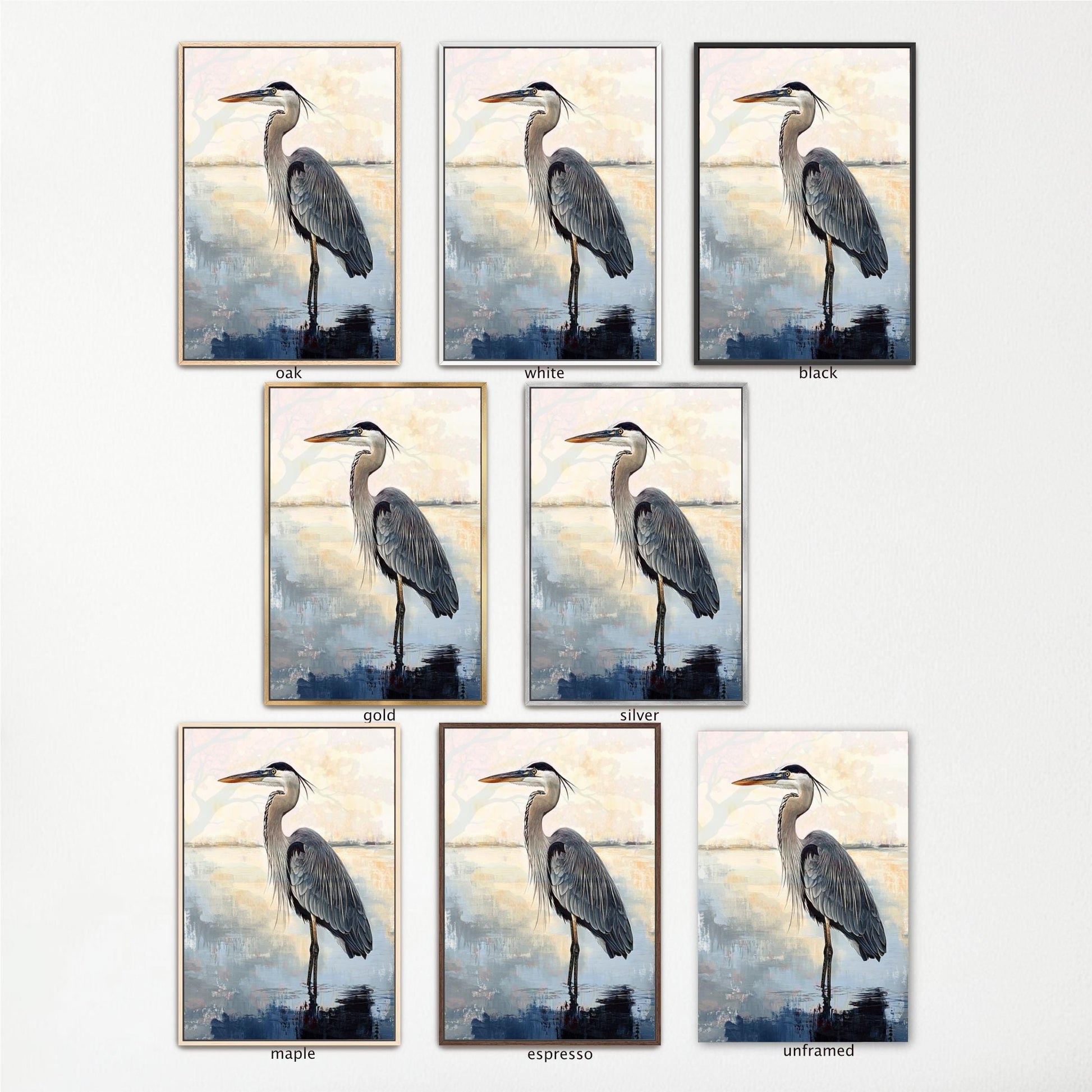 a group of four pictures of a bird