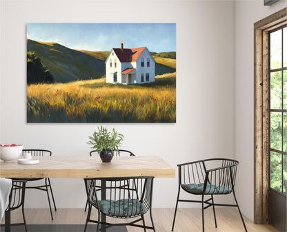 Little Farmhouse Landscape Art