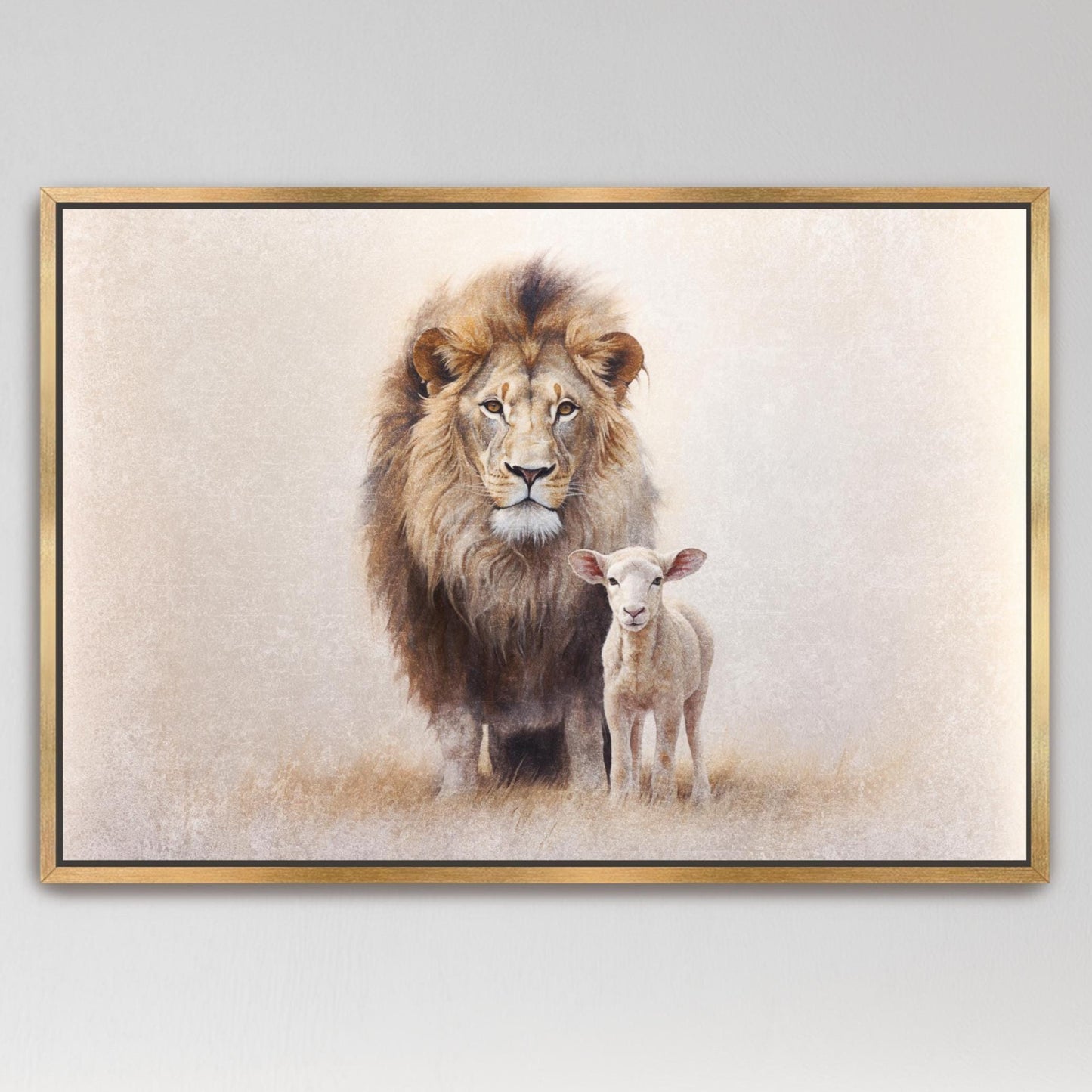 The Lion and The Lamb

The Lion of Judah large wall art piece is the perfect addition to any Christian home decor, bringing a powerful symbol of faith into your living space. This artwork beautifully represents strength and courage, making it a meaningful gift for loved ones or a cherished piece for your own collection.