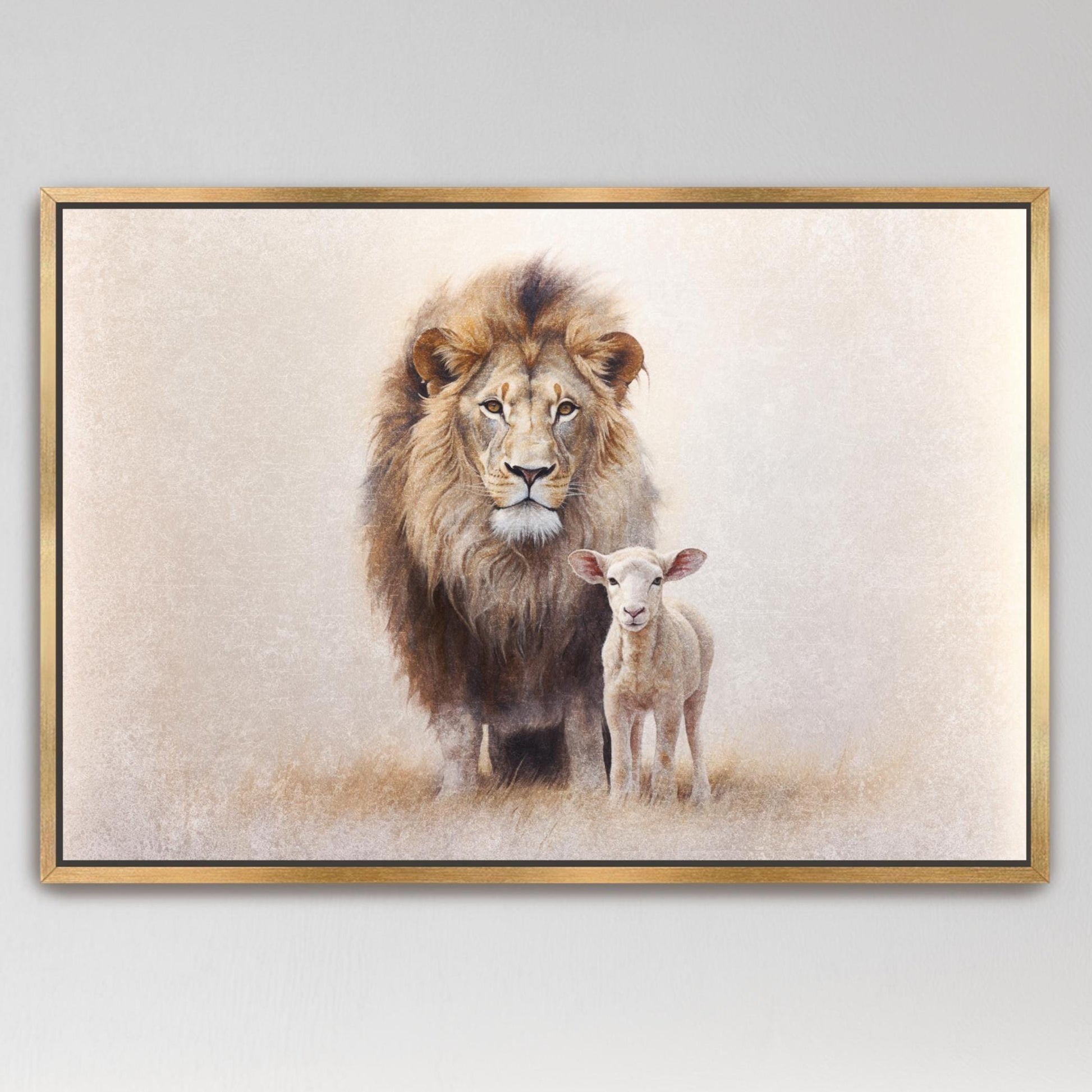 The Lion and The Lamb

The Lion of Judah large wall art piece is the perfect addition to any Christian home decor, bringing a powerful symbol of faith into your living space. This artwork beautifully represents strength and courage, making it a meaningful gift for loved ones or a cherished piece for your own collection.
