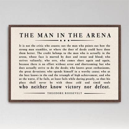 a quote by Theodore Roosevelt, a famous American author and President, which is a piece of literature that discusses the importance of perseverance and determination in the face of challenges and obstacles.