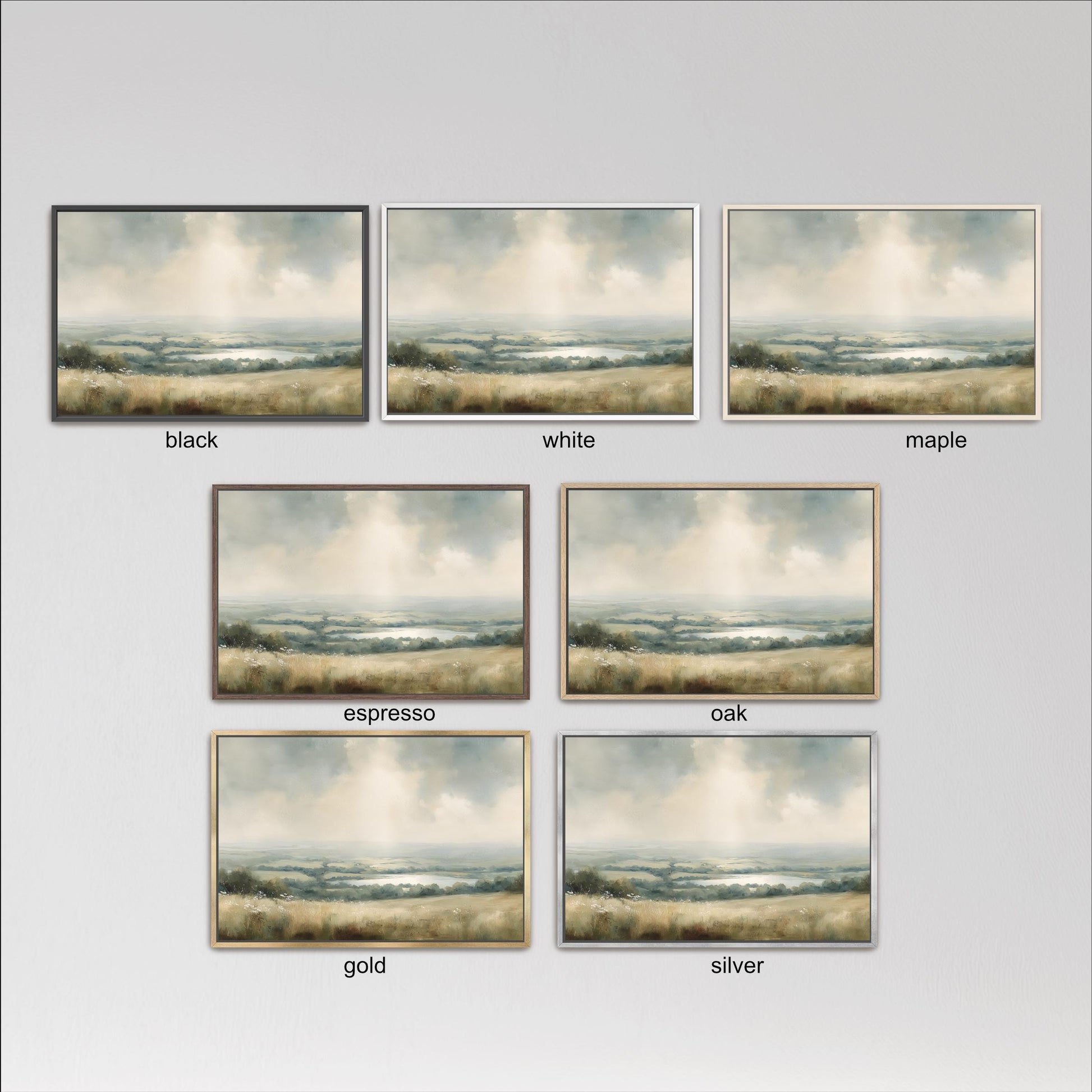 a white wall with a bunch of pictures hanging on it