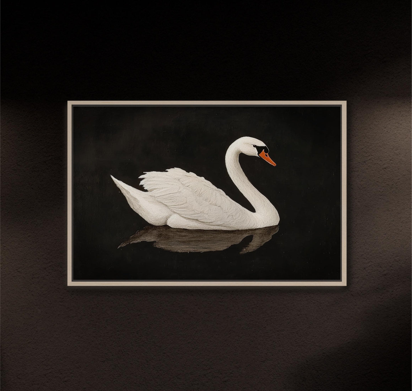"Swan Lake"  Vintage Black and White Art