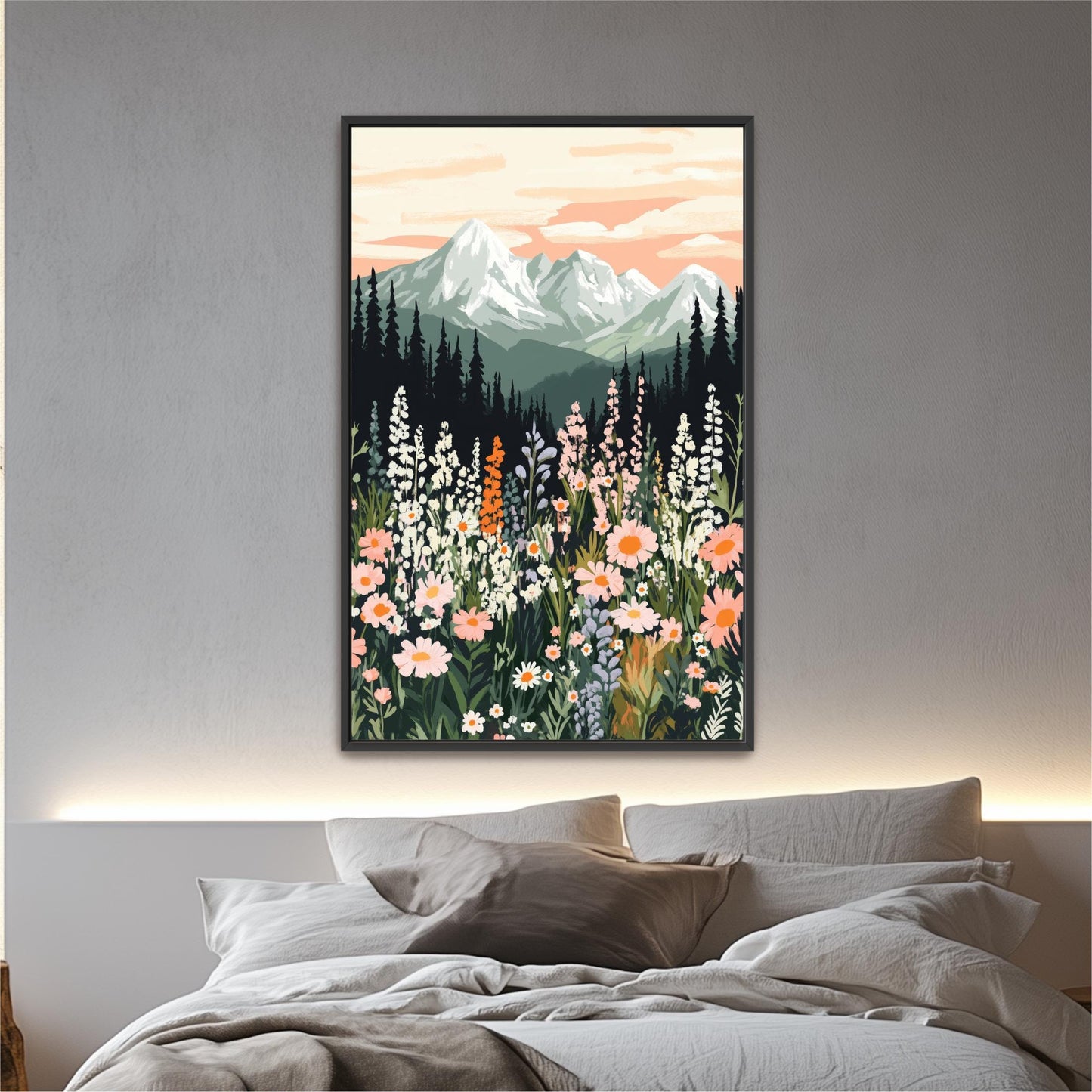 Yosemite in Spring Illustration Art