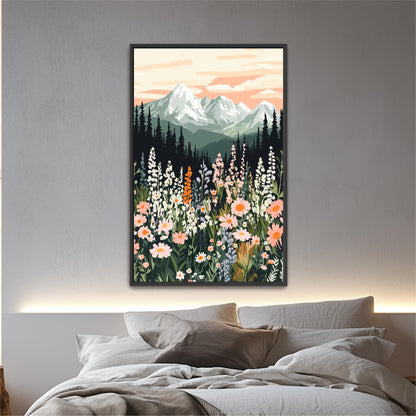Yosemite in Spring Illustration Art