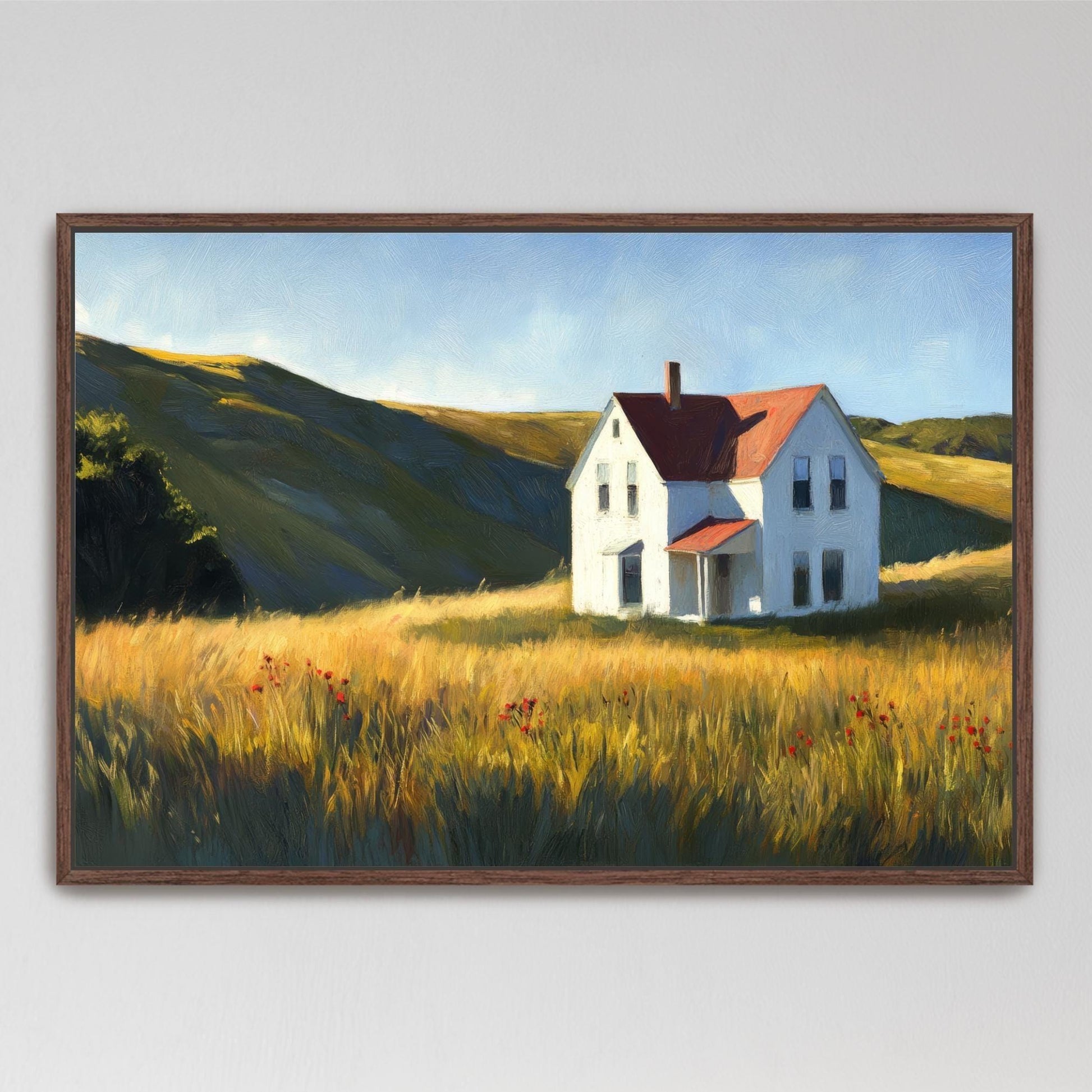 Edward Hopper Country Farmhouse in the Spring
