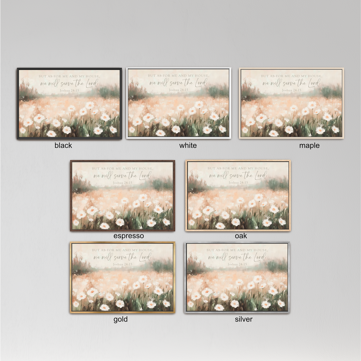 But As for Me and My House Wildflowers Art