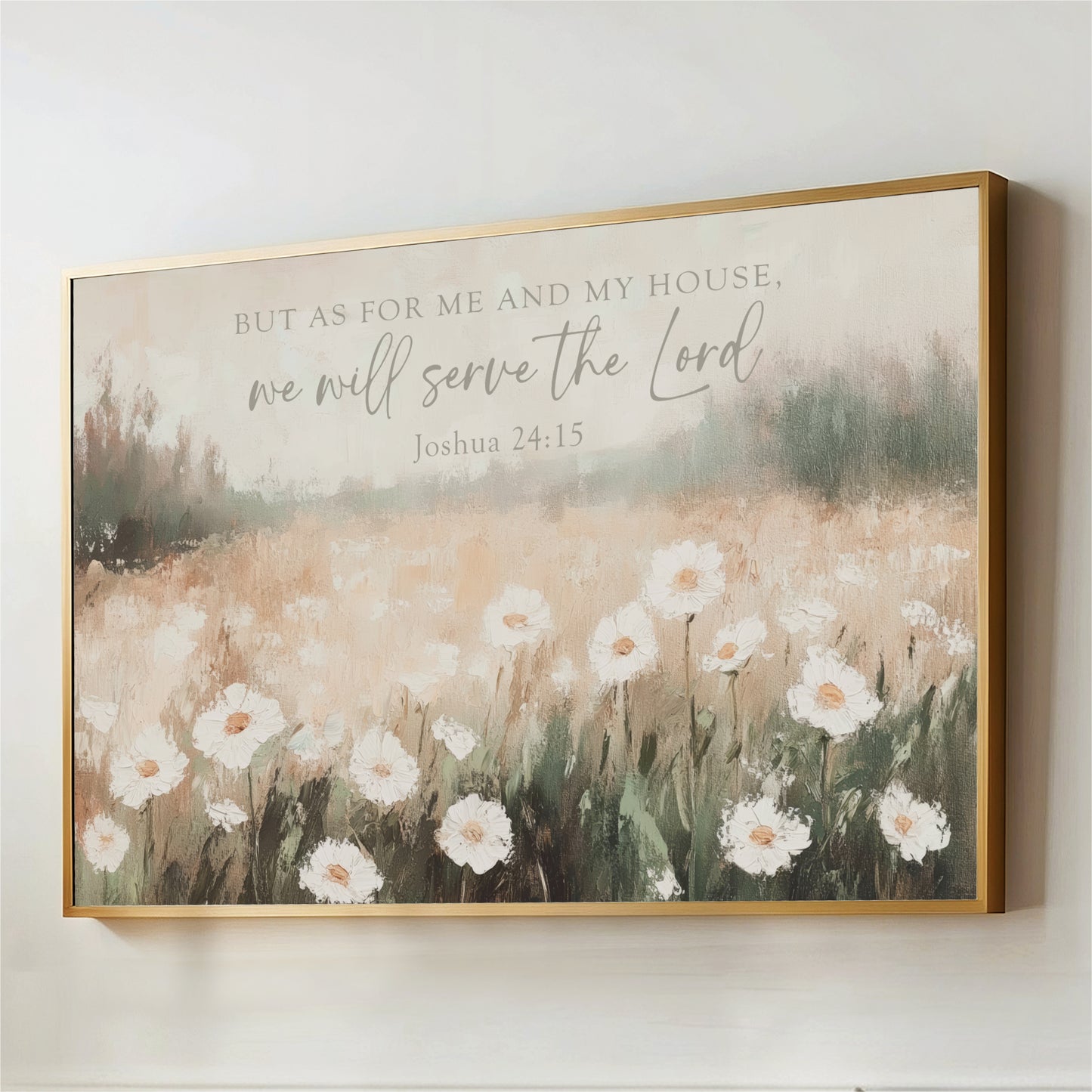But As for Me and My House Wildflowers Art