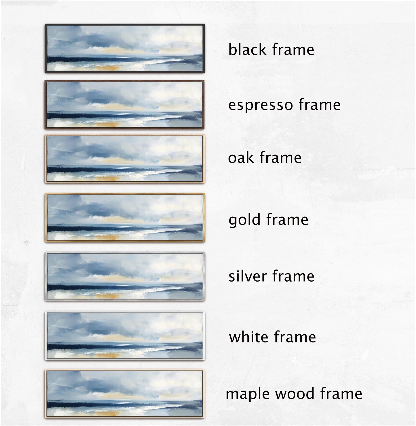 "Drift" Coastal Wall Art Panorama