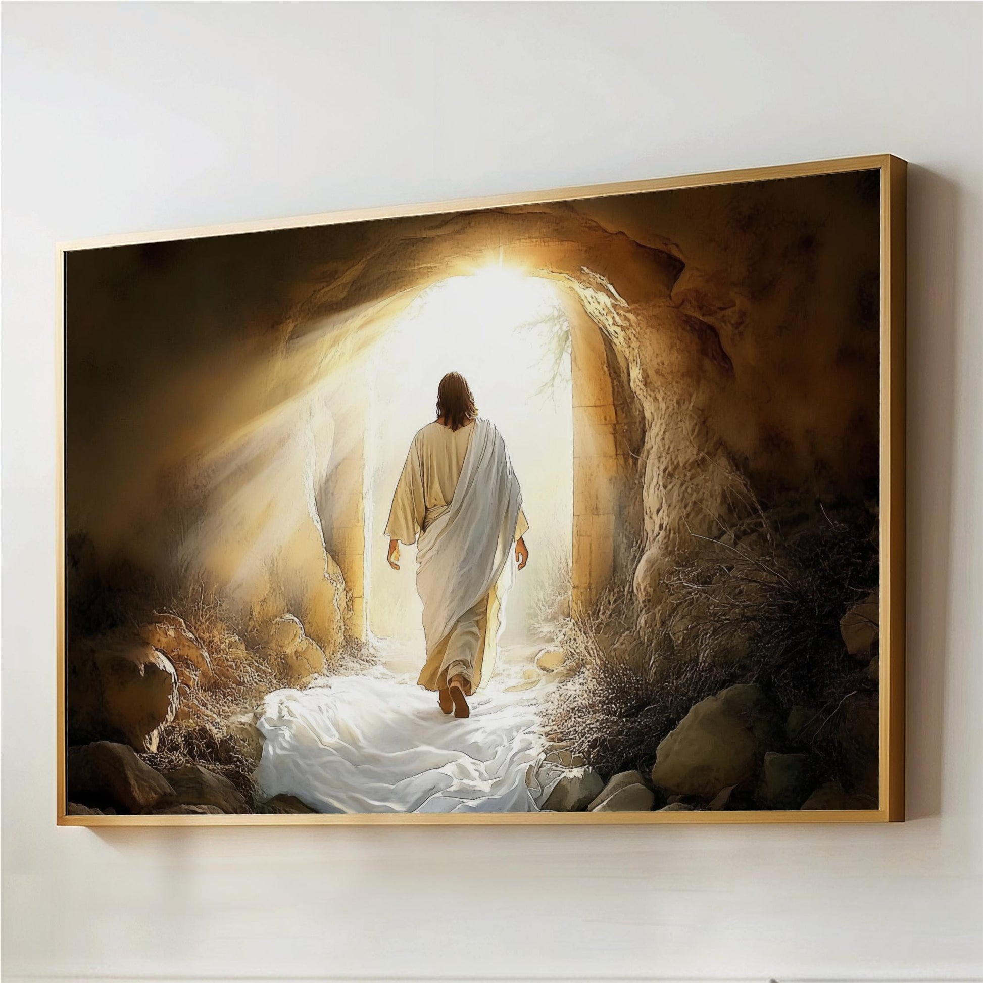 a person walking through a tunnel, with sunlight shining through the opening at the end, creating a sense of hope and guidance.