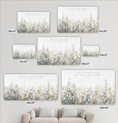 a collection of six different sizes of floral artwork, each with a unique size and resolution, displayed on a wall.