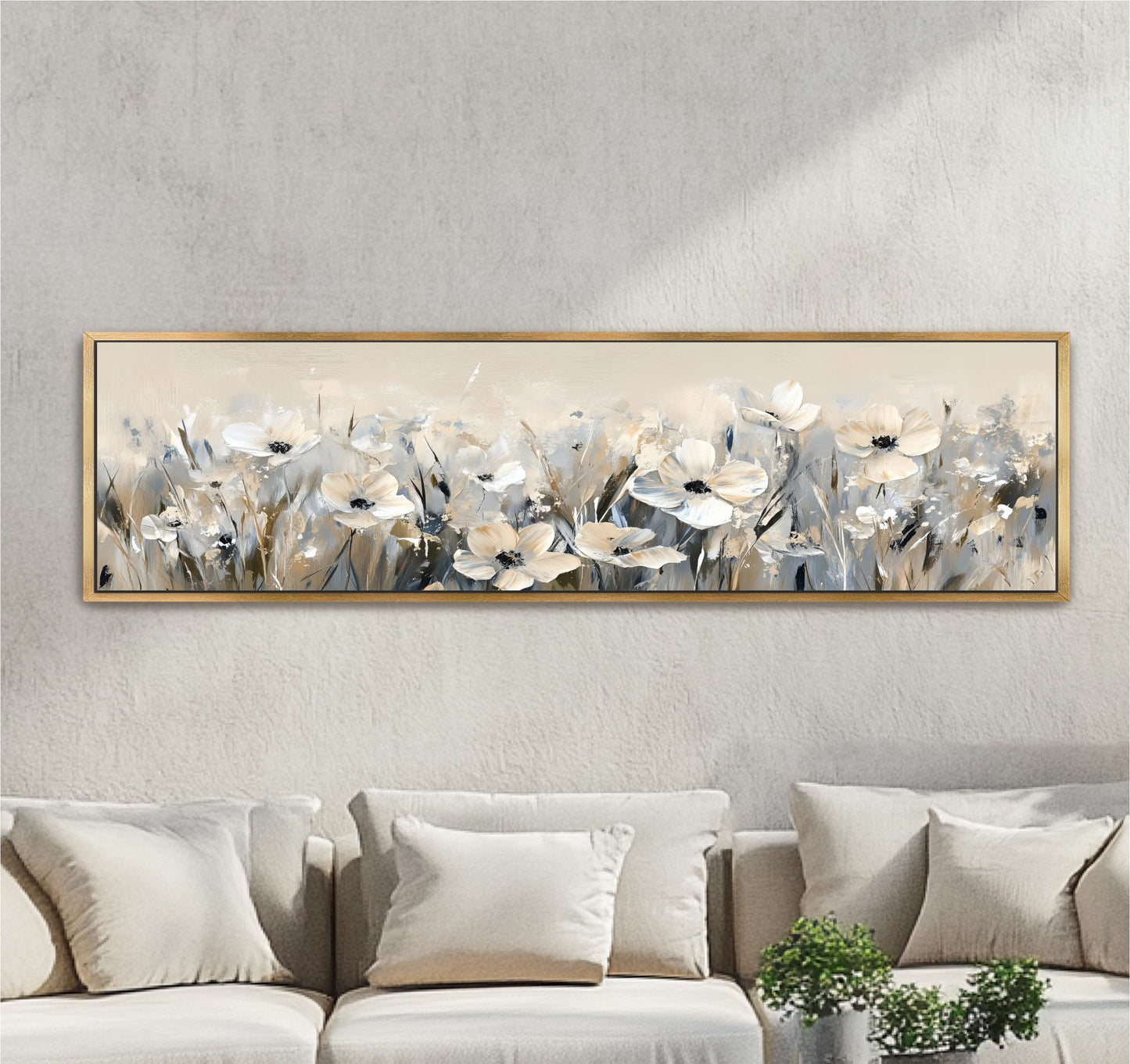 Wildflower Meadow Panorama Art