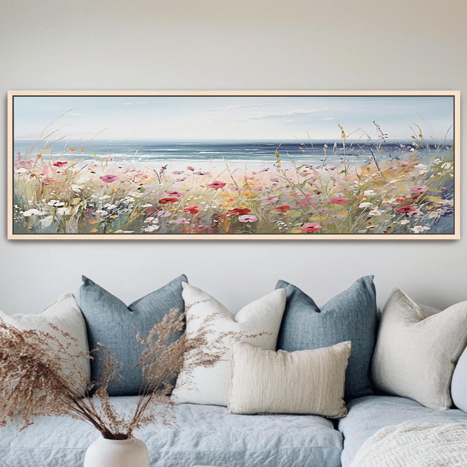 coastal seascape framed art