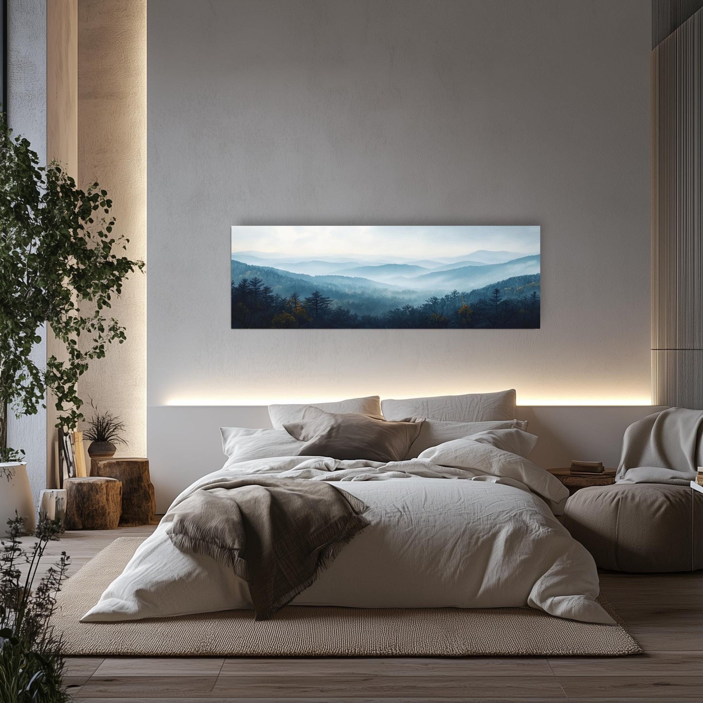Blue Ridge Mountains Art Panorama