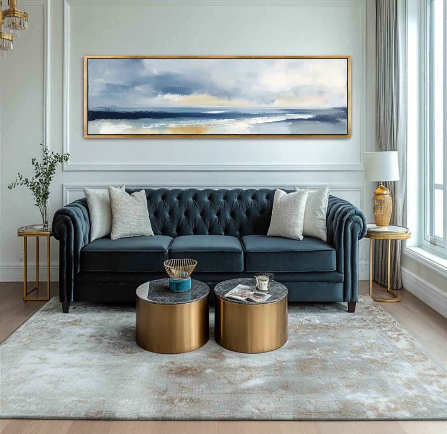 "Drift" Coastal Wall Art Panorama
