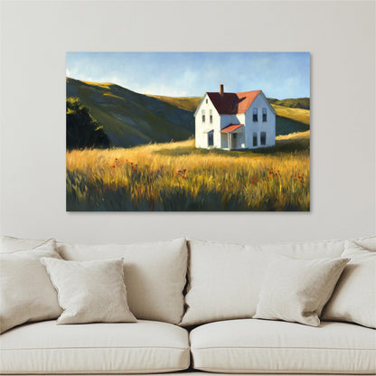 Little Farmhouse Landscape Art