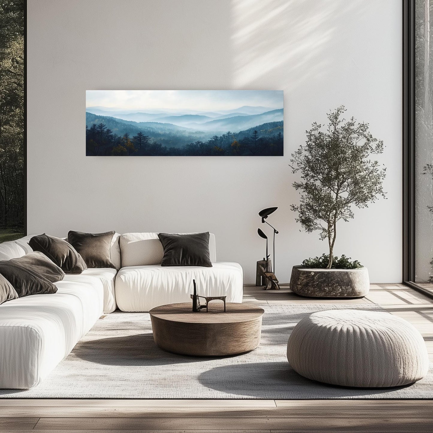 Blue Ridge Mountains Art Panorama