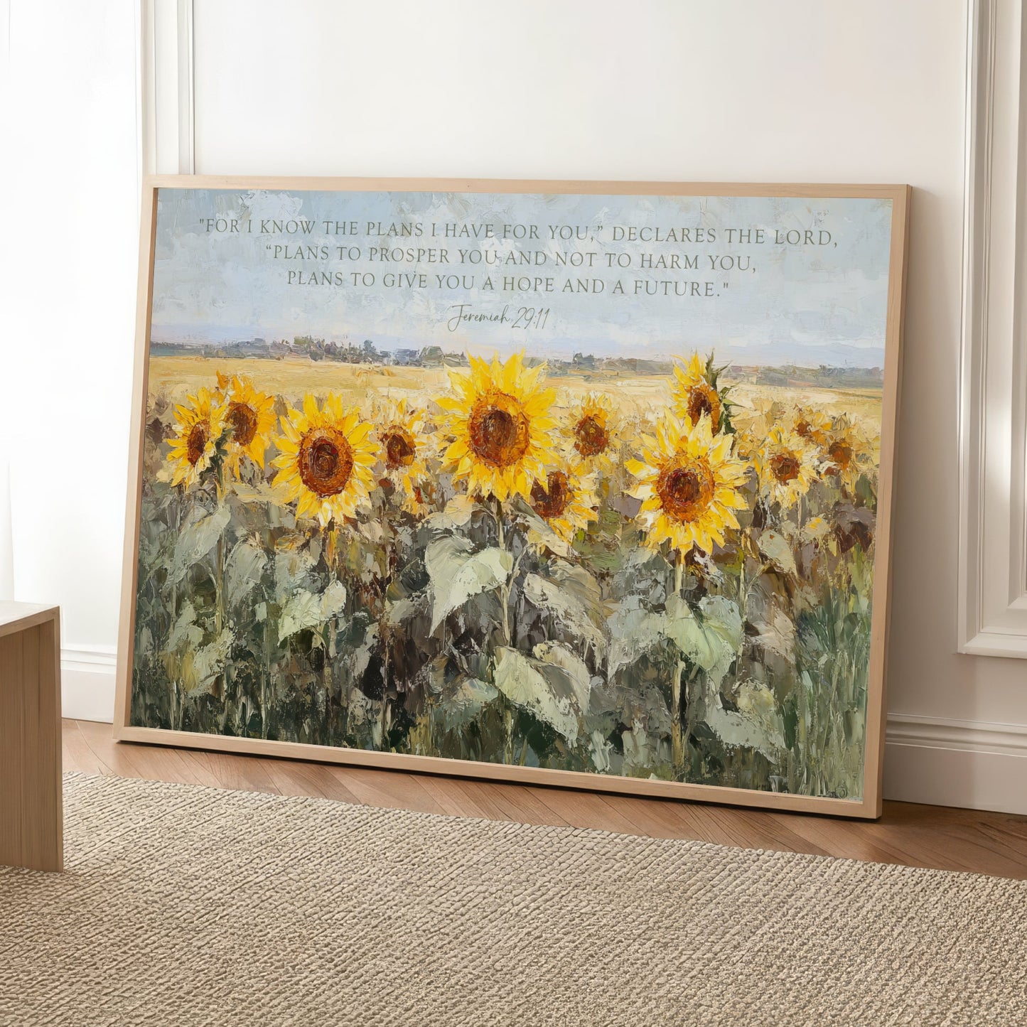 Vintage Sunflowers Fields  Landscape Art
"For I know the plans I have for you,” declares the Lord, “plans to prosper you and not to harm you, plans to give you a hope and a future." Jeremiah 29:11

✓ Free U.S. shipping ✓ Premium archival print quality ✓ Damage-free replacement guarantee
