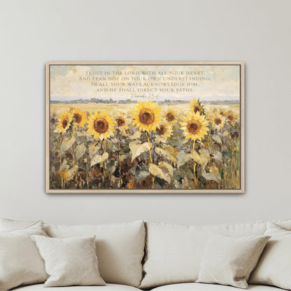 a living room with a couch and a painting on the wall
