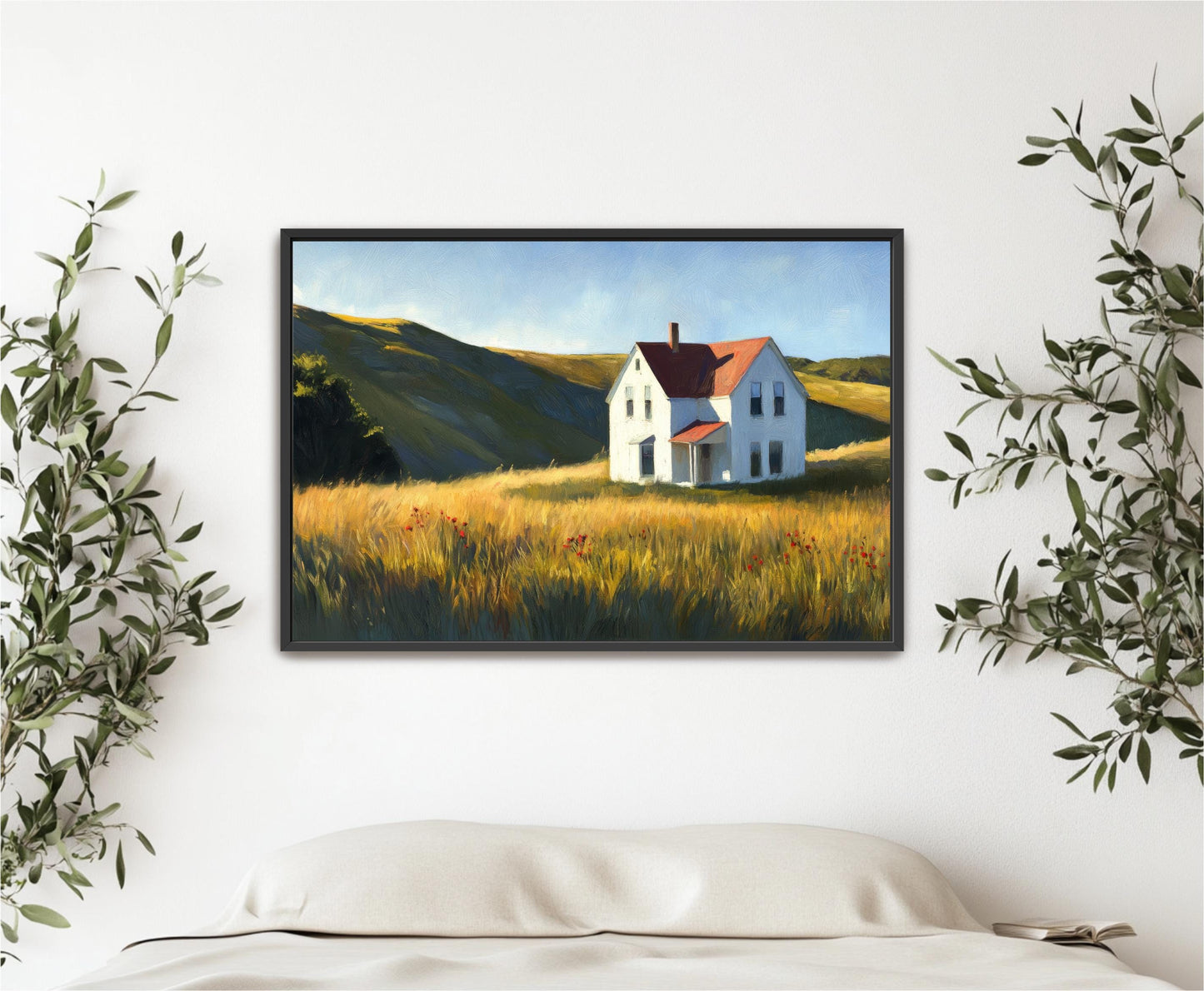 Little Farmhouse Landscape Art