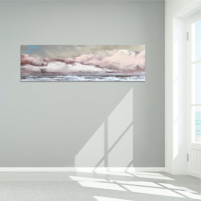 Storm at Sea Panoramic Ocean Art