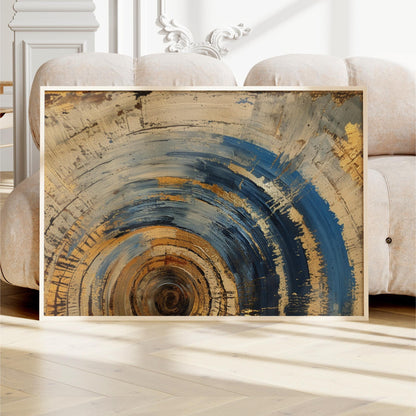 a picture of a painting on a wall in a room