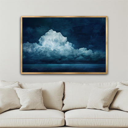 Blue Clouds Over the Sea Art