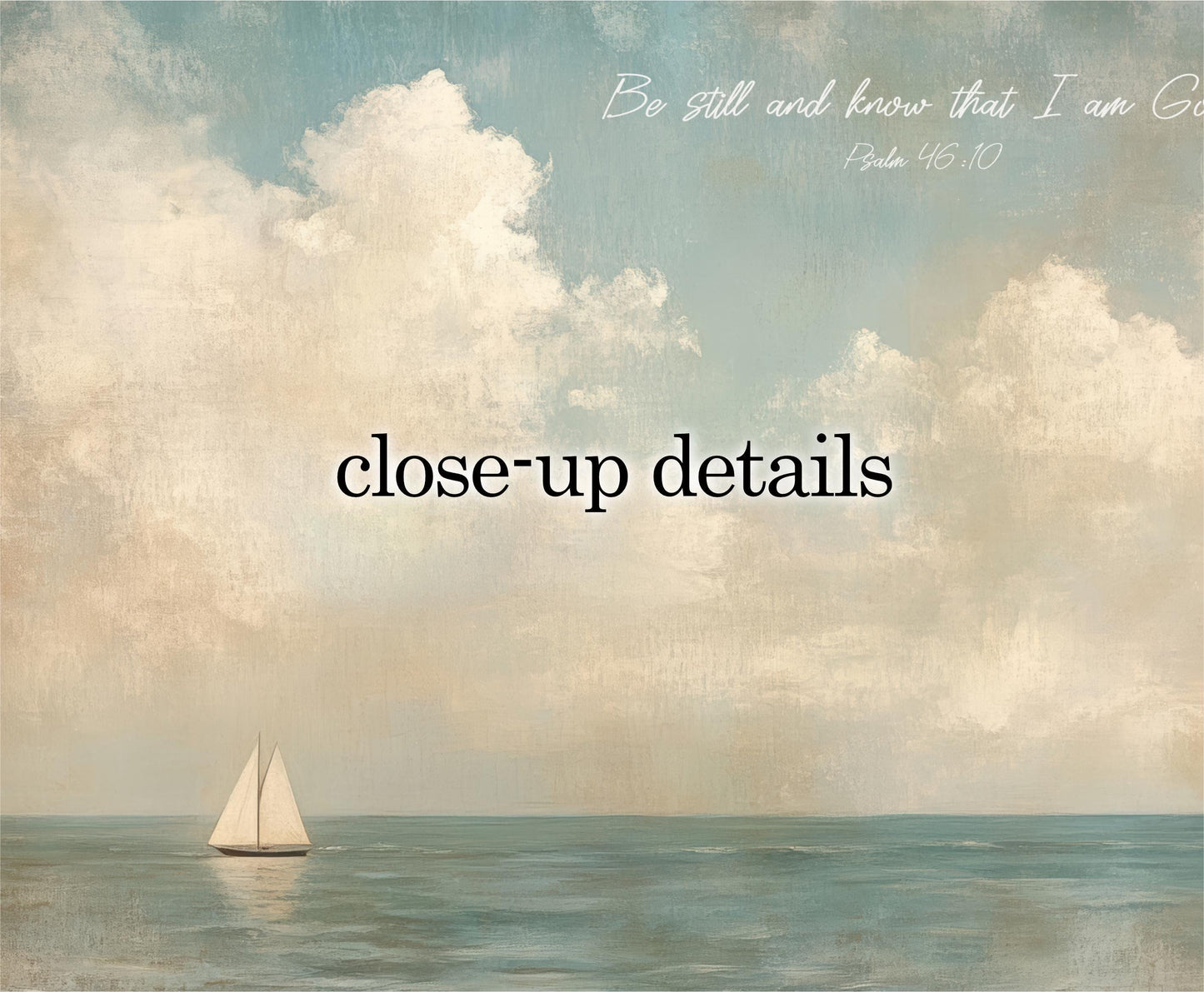 a sailboat on the ocean, with a cloudy sky in the background.