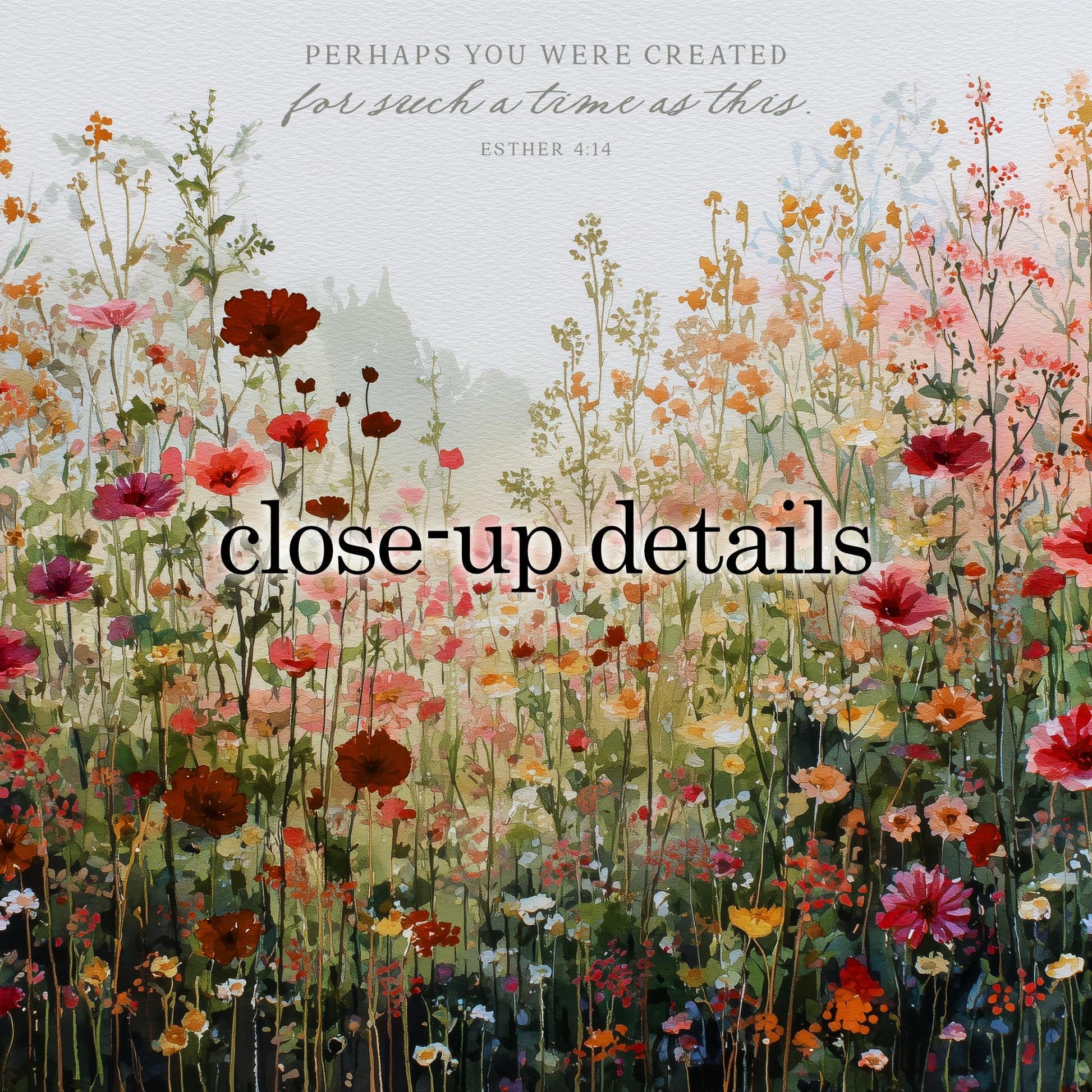 The image is a vibrant and colorful depiction of a field filled with various types of flowers, including red, pink, orange, and yellow blooms. The flowers are arranged in a way that creates a sense of depth and dimension, with some flowers appearing closer to the viewer and others further away. The image is a close-up of the flowers, showcasing their intricate details and the beauty of nature.