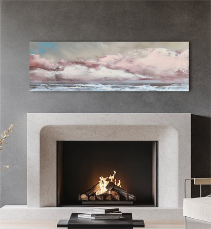 Storm at Sea Panoramic Ocean Art
