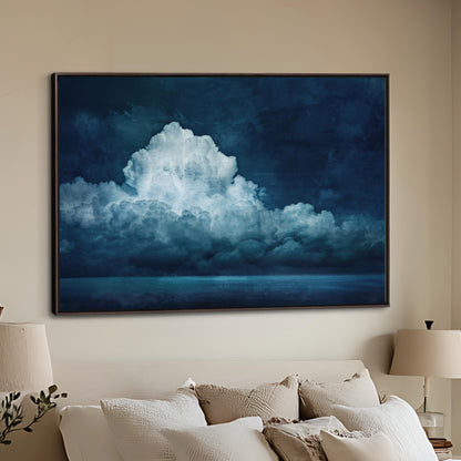 Blue Clouds Over the Sea Art