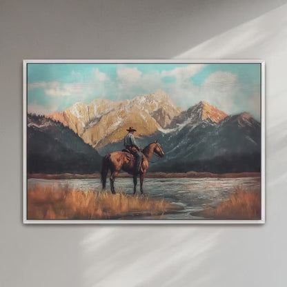 Vintage Cowboy and Horse Art