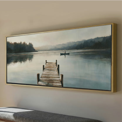 Morning on the Lake Panoramic Art